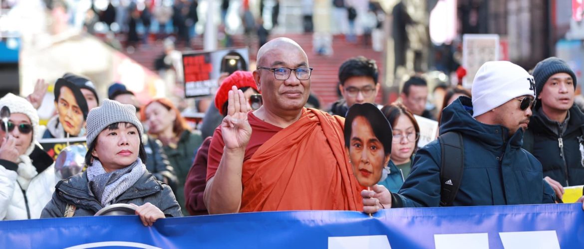 Global Solidarity Rallies raise awareness about two years since the military coup in Burma