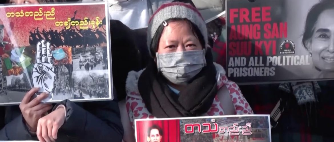 DVB Reports: Japan Solidarity Rallies Support 'Silent Strike' in Burma