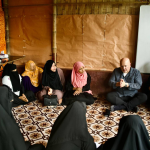 ICC Prosecutor Karim Ahmad Khan meets with Rohingya in Kutupalong Camp on July 6 (Credit- Karim Ahmad Khan)