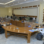 Min Aung Hlaing meeting his regime on the anniversary of the military coup on Feb. 1, 2023 (Credit- Regime media)