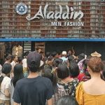 Residents of Thingangyun Township attend a charity drive (Credit- Aladdin Fashion Shop)