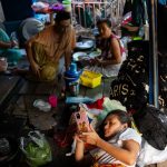 Myanmar migrant familes in Mahachai