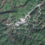 A satellite image shows an overview of new rare earth mines in Myanmar’s Shan state