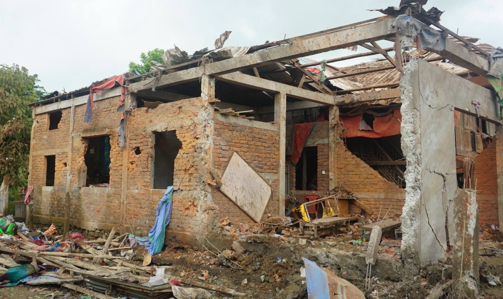 Students killed at Myanmar boarding school as regime escalates air war