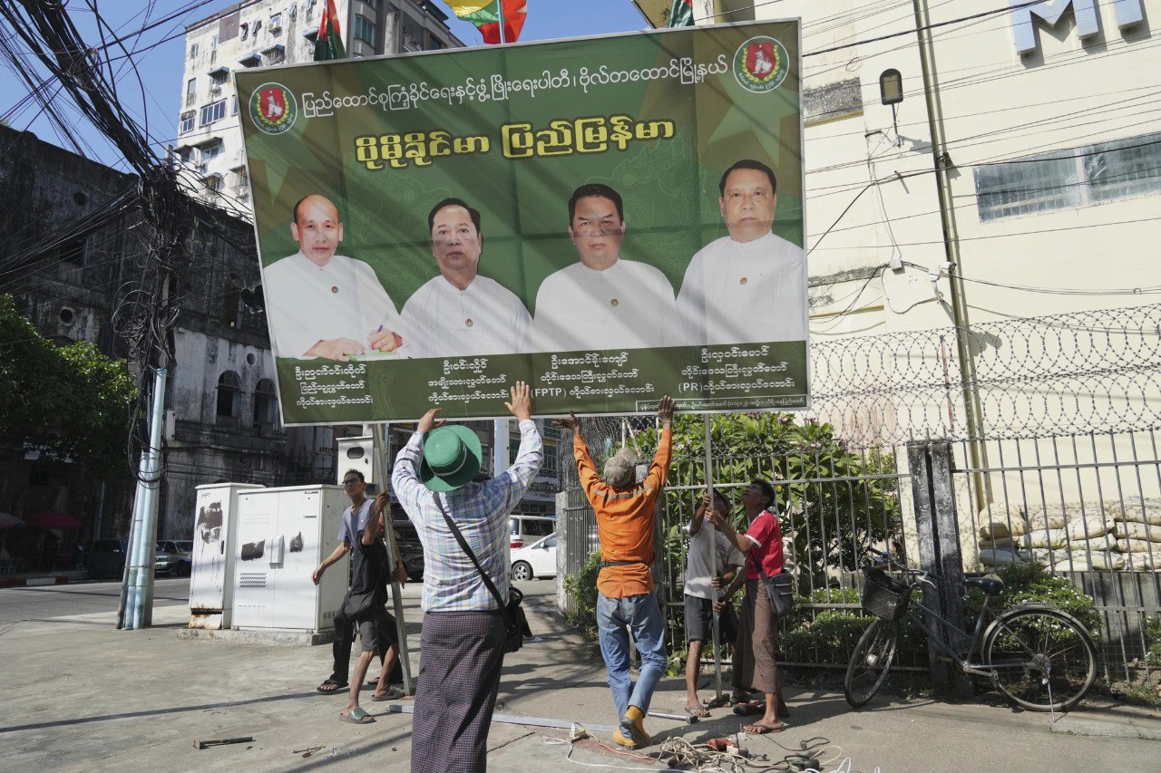 Phase two of voting in Myanmar’s ‘sham’ elections set for Sunday amid nationwide conflict
