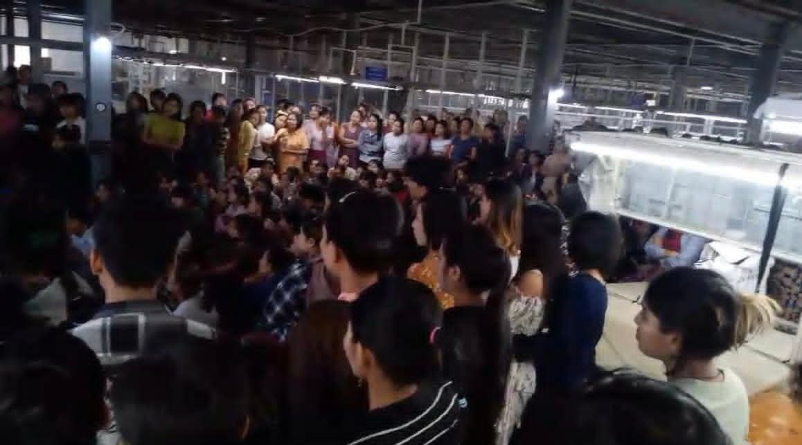 Garment workers in Yangon reach agreement with JOC Myanmar factory management over wages