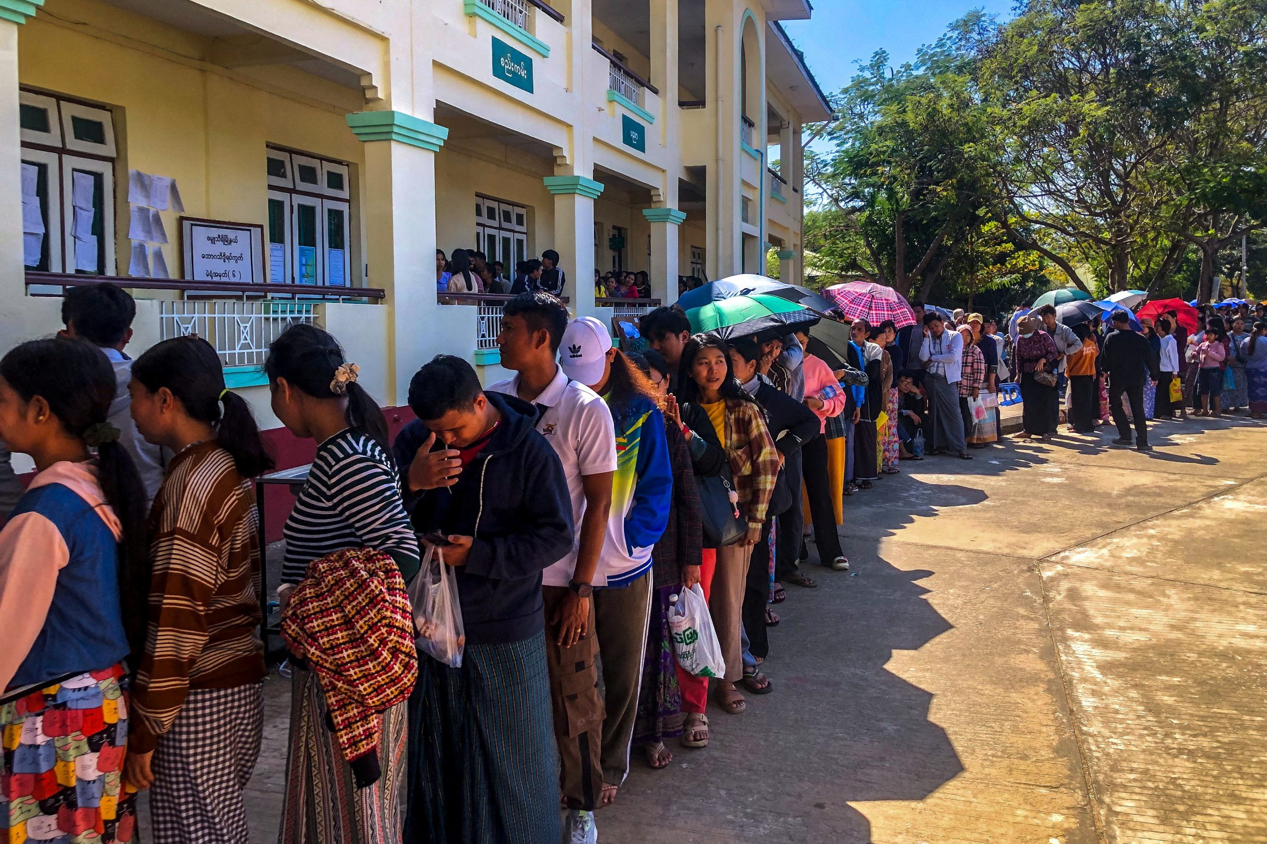 Myanmar election won by military-backed party in widely condemned poll marred by violence