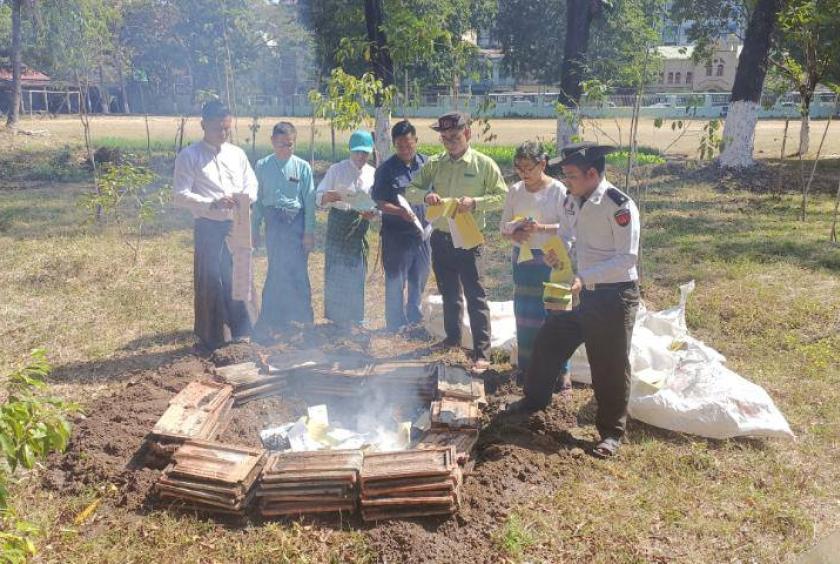 ‘Destruction’ of 2020 election records continues in Yangon; Report cites 163 health workers killed since 2021 coup
